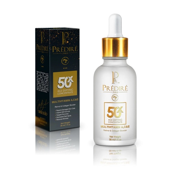 PREDIRE PARIS 50X Premium Multi-Vitamin A, C, & E Retinol & Collagen Booster - Picture 1 of 1
